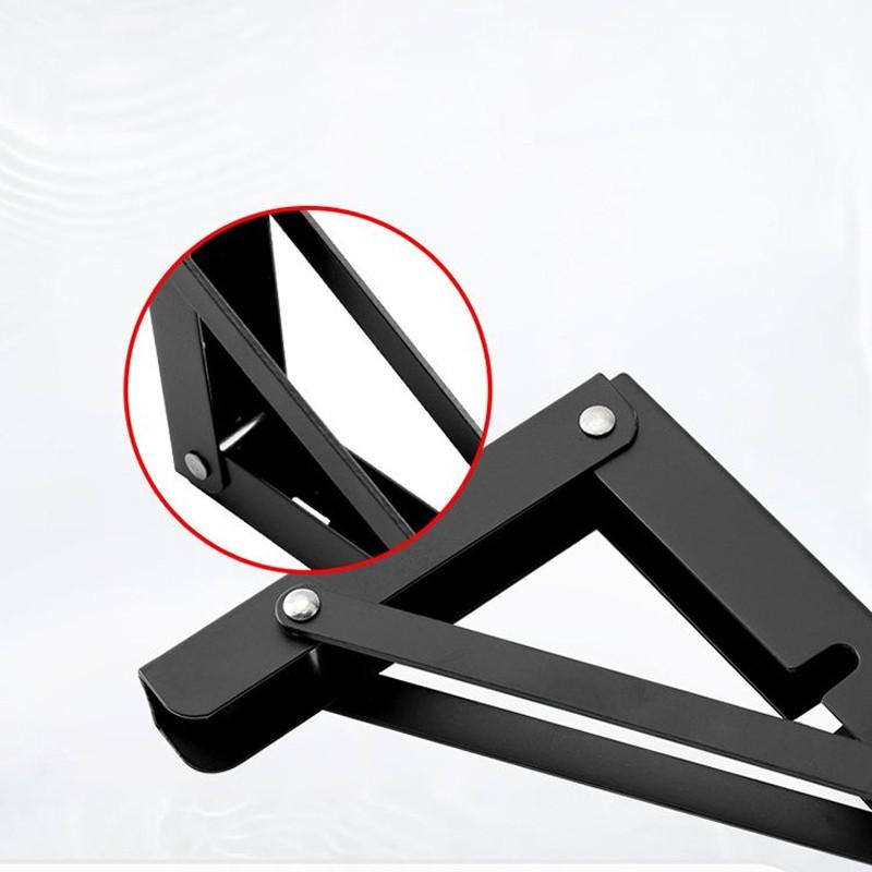 4pcs foldable triangular bracket, wall mounted partition bracket, shelf board support L-shaped heavy-duty bracket, Sturdy Bracket
