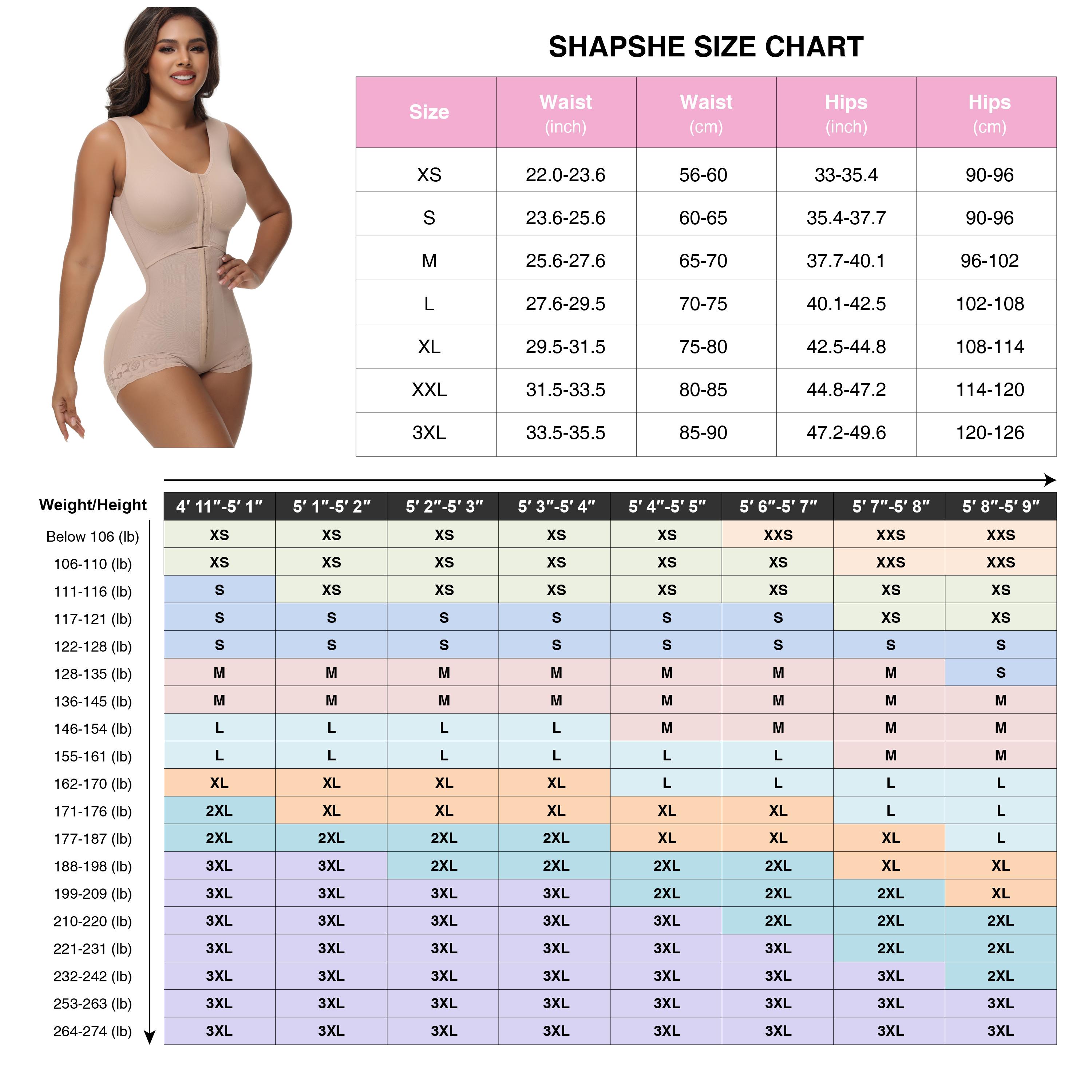 SHAPSHE Fajas Colombianas Moldeadoras BBL Post Surgery Stage 2/3 Tummy Control High Compression Garment Shapewear SpringStatements