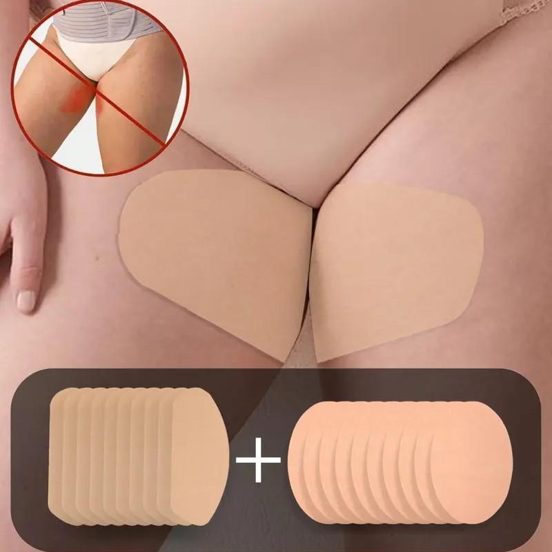 Unisex Sweat-Proof Light Skin Tone Friction Pad, Comfortable Disposable Thigh Protection Pads, Anti-Rub Skin Tape for Men and Women