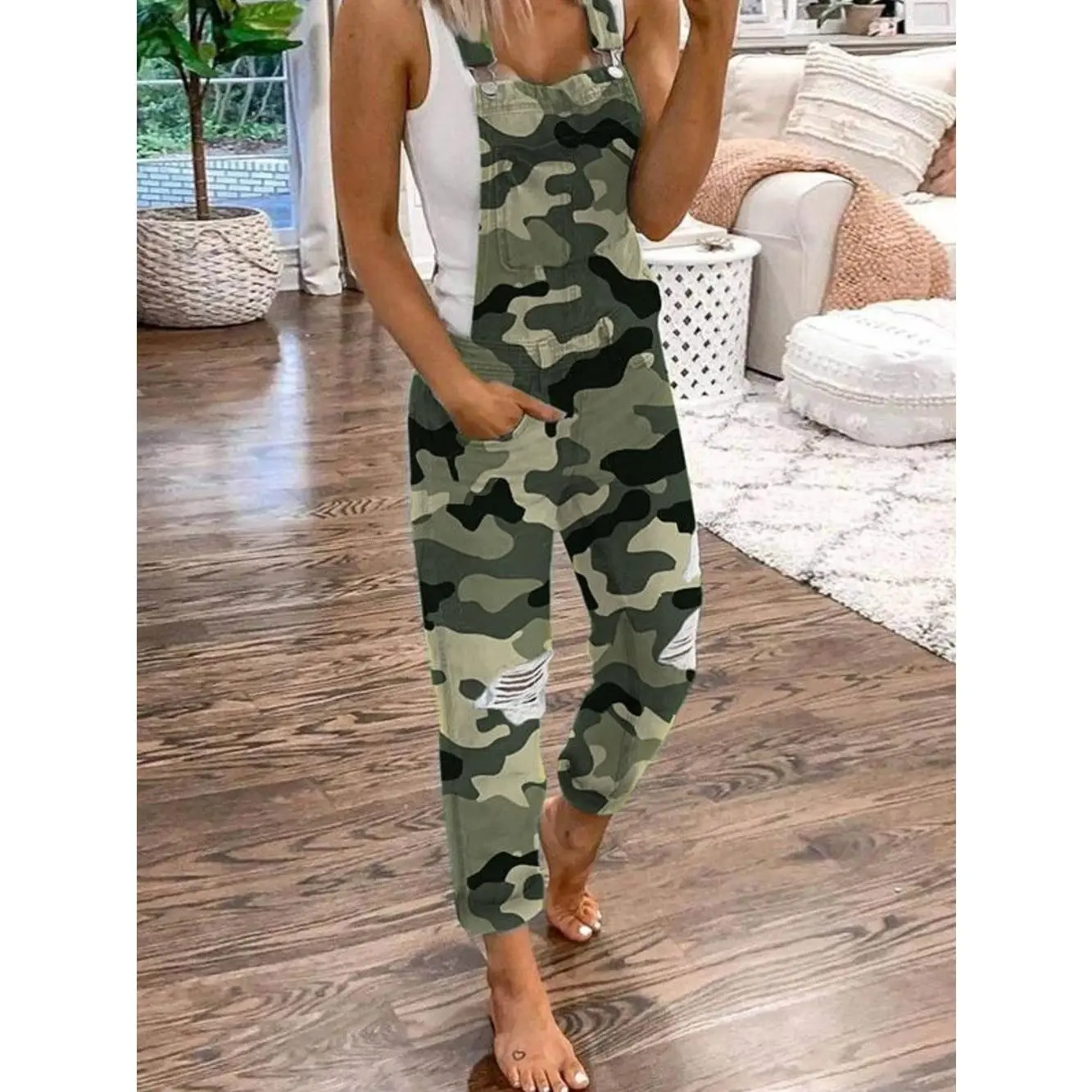 Camouflage long shoulder strap