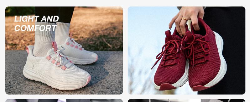 KOLILI Women's Wide Toe Box Shoes with Arch Support Laces All Seasons Breathable Cushioned Walking Sneakers for Running Fitness and Walking