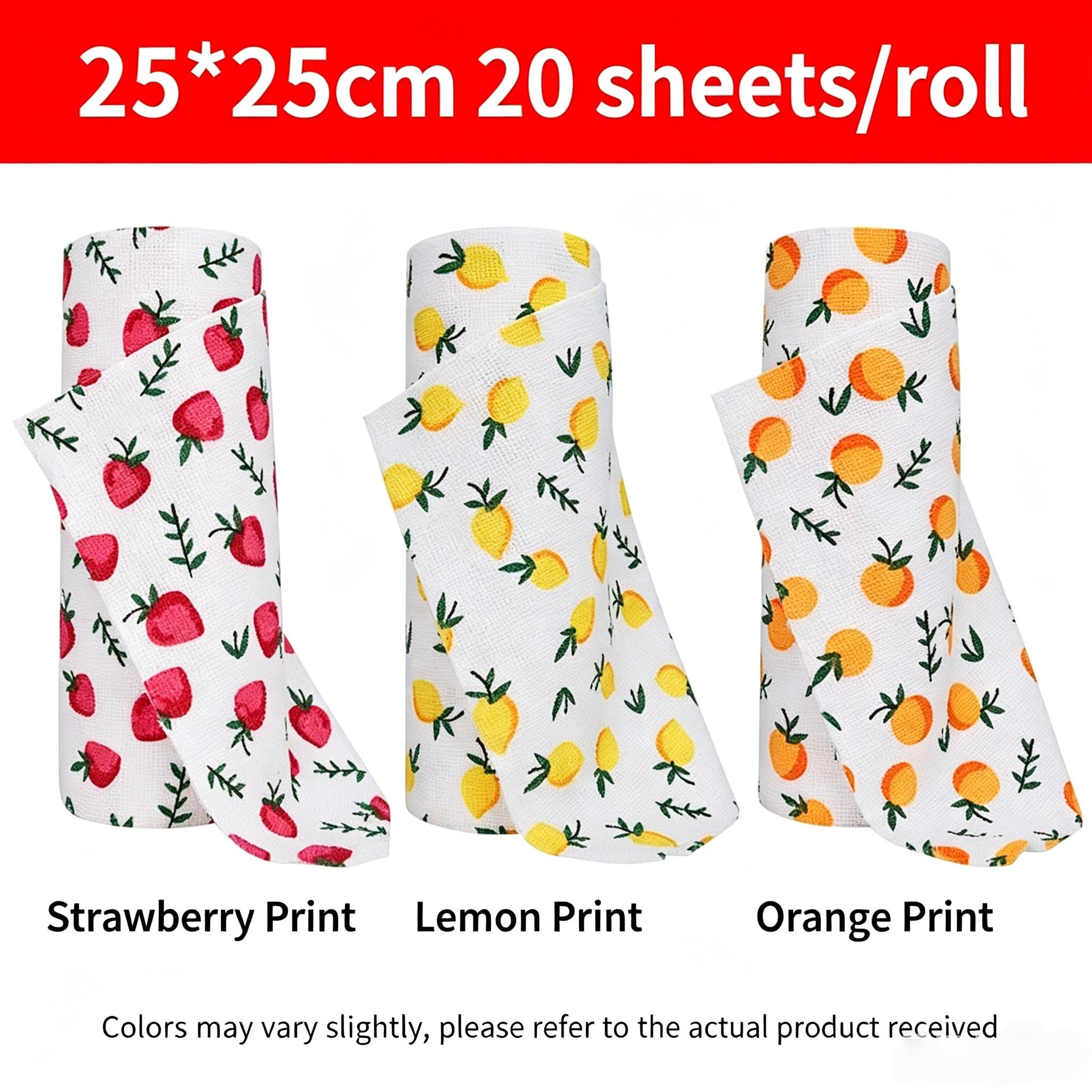 Hand-Tearable Disposable Kitchen Cleaning Cloths - Tear-and-Wipe, Water Absorbent, Oil-Resistant, Lint-Free, Easy Wiping, Wet & Dry Use, Ideal for Weekly Cleaning (Kitchen Cleaning Towels, Dishwashing Cloth)