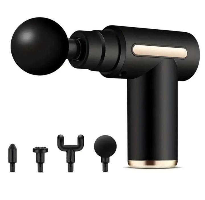 Portable Mini Massage Gun , Full Body Use, USB, Fragrance-Free, Youth Green Handheld Electric Fascia Massager gifts boyfriend Therapy Comfort Black