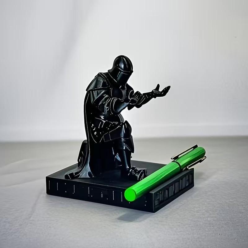 Creative Medieval Knight/executive Theme Desktop Decor, 3D Printed Pen Holder, Pla Eco-Friendly Material, Unique Office Accessory