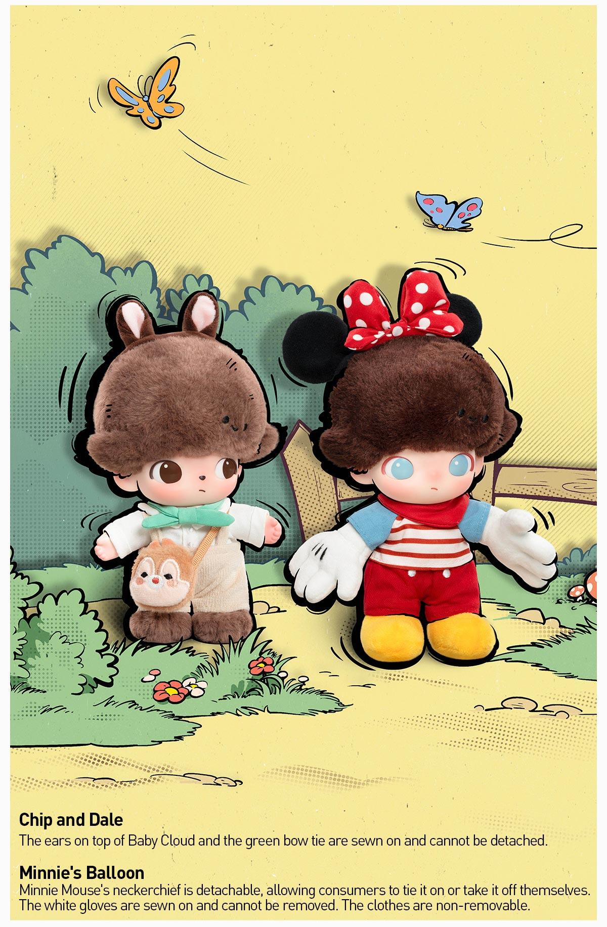 Unboxing-DIMOO WORLD × DISNEY Series-Vinyl Plush Keychain Blind Box-3.0