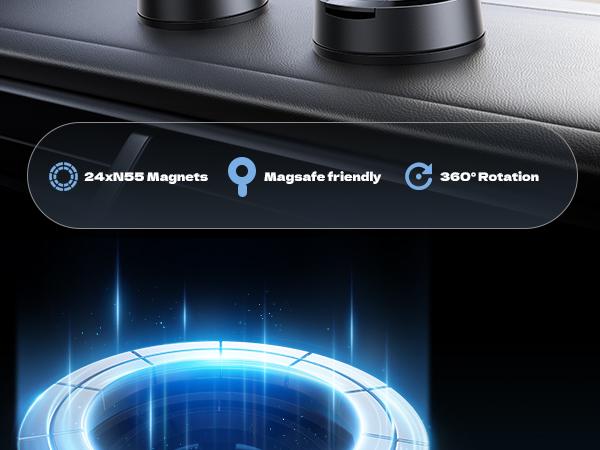 Lamicall 2-in-1 MagSafe Car Mount & Retractable USB-C Fast Car Charger Combo 57W Ultra-Compact Phone Holder Fits iPhone 16/15 Pro Max Galaxy S25/S24 Ultra Pixel Adjustable #TikTokShopBlackFriday #TikTokShopCyberMonday