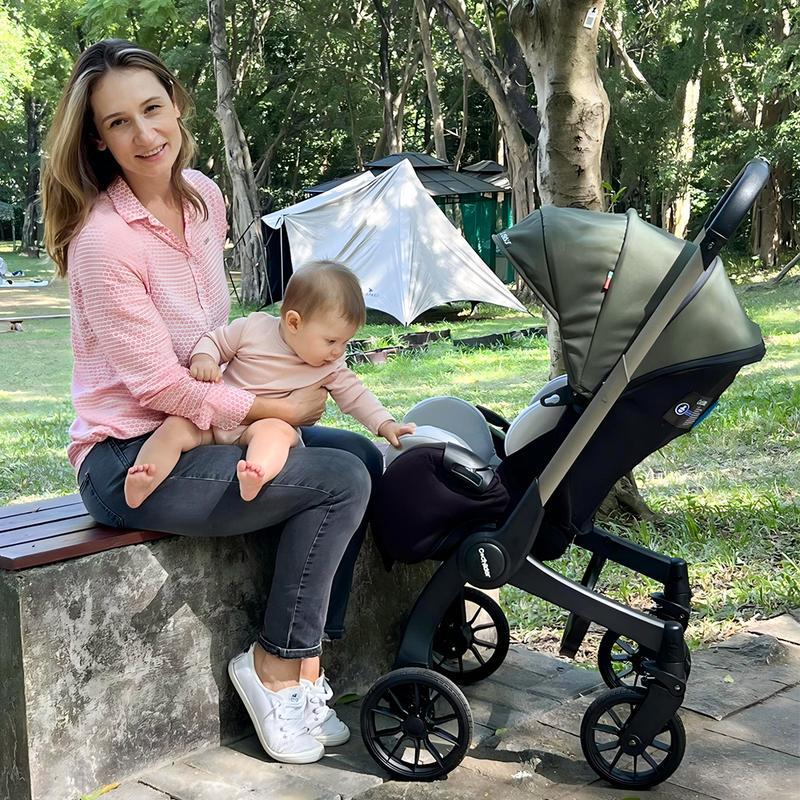 Premium Stroller | Adjustable Canopy | Compact, Foldable | Comfortable Stroller for Outdoor Baby Carports Bassinet Travel System