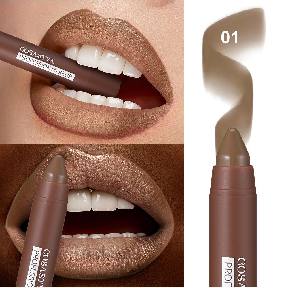 4 Color Luxury Matte Lipstick Pencil Set for Long Lasting Makeup Waterproof Moisturize Lip Glossy Smooth Not Easy to Fade Tint Cosmetics Hydrating Mirror Shine Tinted Lip Hydrate Moisture Liquid Lip Gloss Set Lip Shine Lip Glaze lipgloss Lip Stain