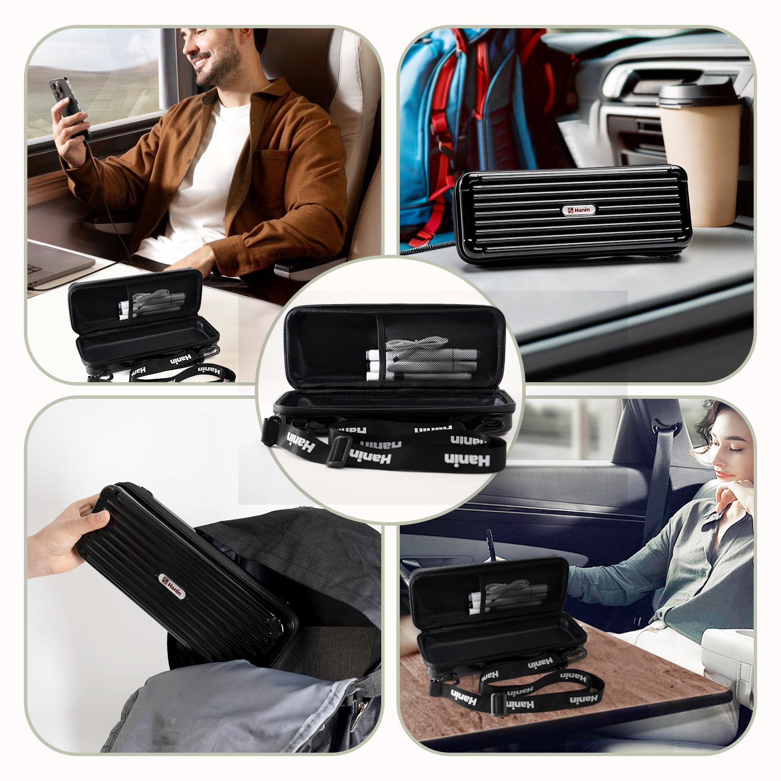 Portable Printer Carrying Case - Waterproof Travel Suitcase Compatible with HPRT MT610 & MT610 Pro Printer, Compact Storage Holder for Printer, Paper & USB Cable (Bag Only)