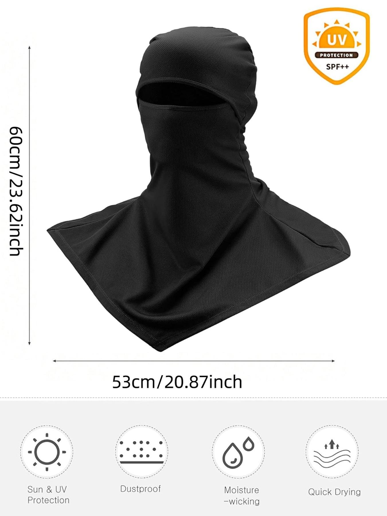 3 Piece Balaclava Face Cover Sun Protection Neck Cover Summer Balaclava Motorcycle Face Mask for Men Women Balaclava Face Cover Breathable Long Neck Covers Summer Neck Protector for Men Sun Protection
