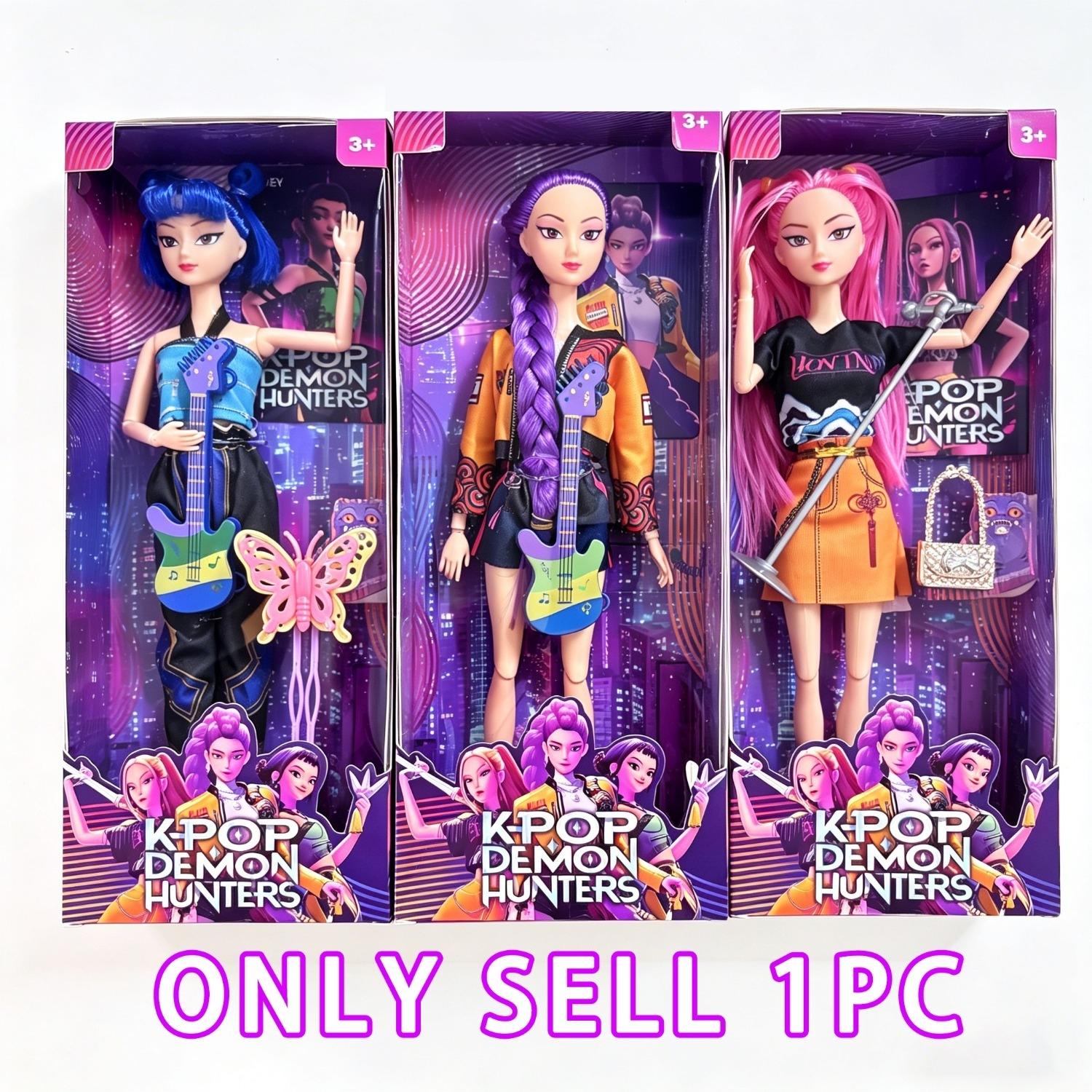 New K-pop girl group “Wawa Wawa Lumira Zoi” cross-border vinyl collectible figures