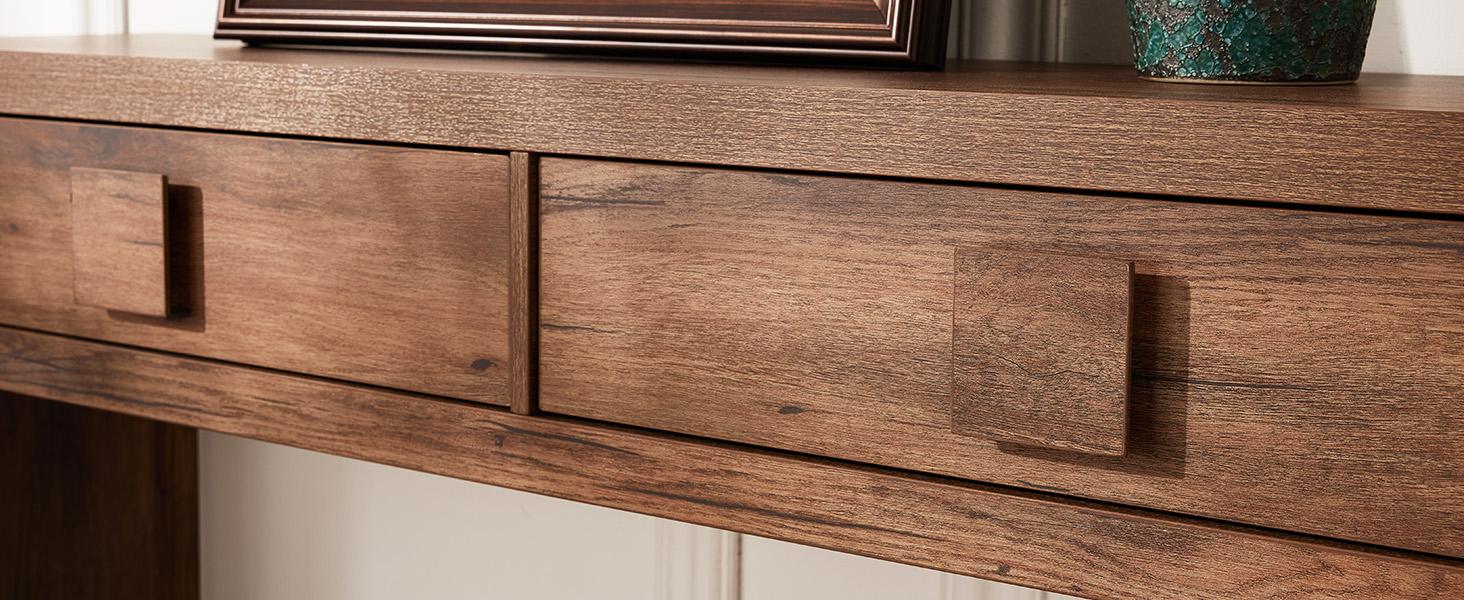 【SPOTLIGHT DAY】ONBRILL 47.3" Wood Console Table With 2 Drawers, Sofa Table For Hallway, Entryway, Living Room 【SPOTLIGHT DAY】ONBRILL 47.3" Wood Console Table With 2 Drawers, Sofa Table For Hallway, Entryway, Living Room
