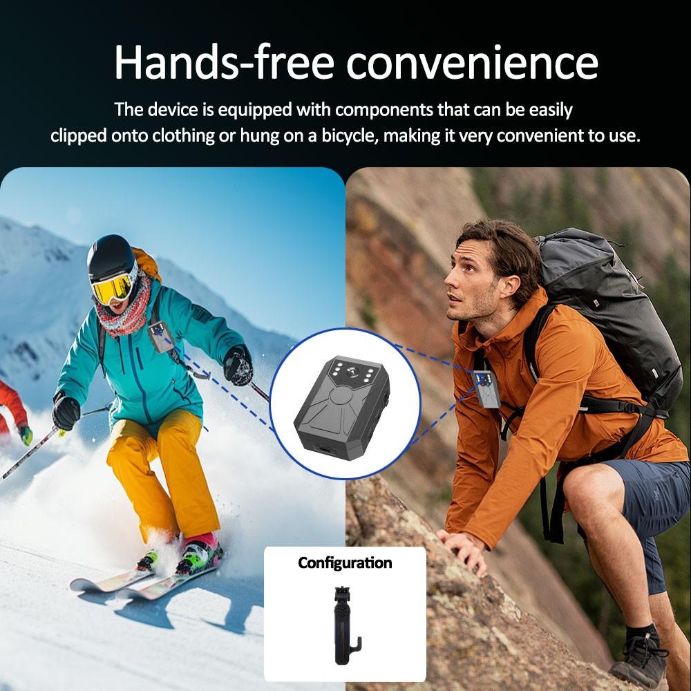 1080P WiFi Body Camera, WiFi Pocket Camera, Multifunction HD Recorder, Mini Security Camera Camcorder with Night Vision & Real-Time Sync, 1800mAh Battery & TF Card Slot, Hands-Free Clip On Recorder for Travel Vloggers, Portable Evidence Recorder