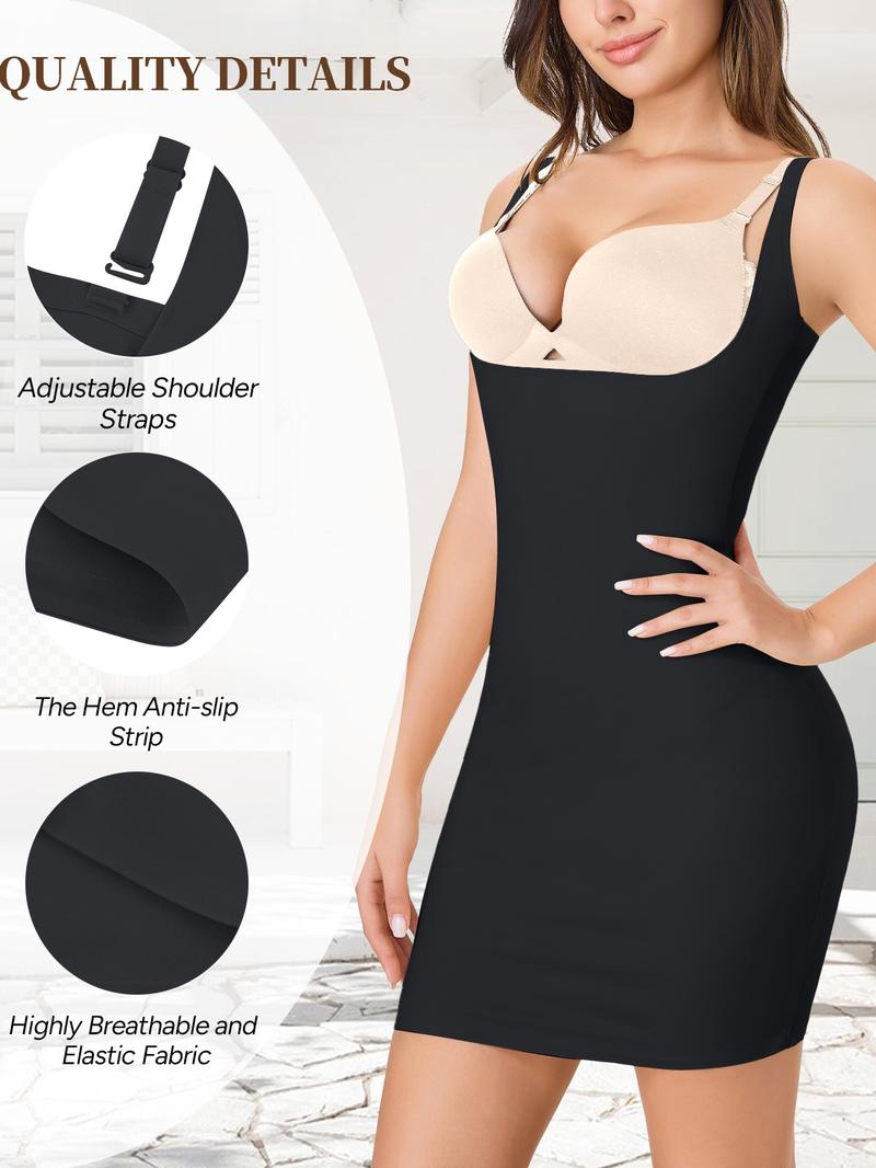 Body-Shaping Dress for Women, Double-Layer Control to Hide Flaws, Elegant Strapless Evening Gown for All Occasions