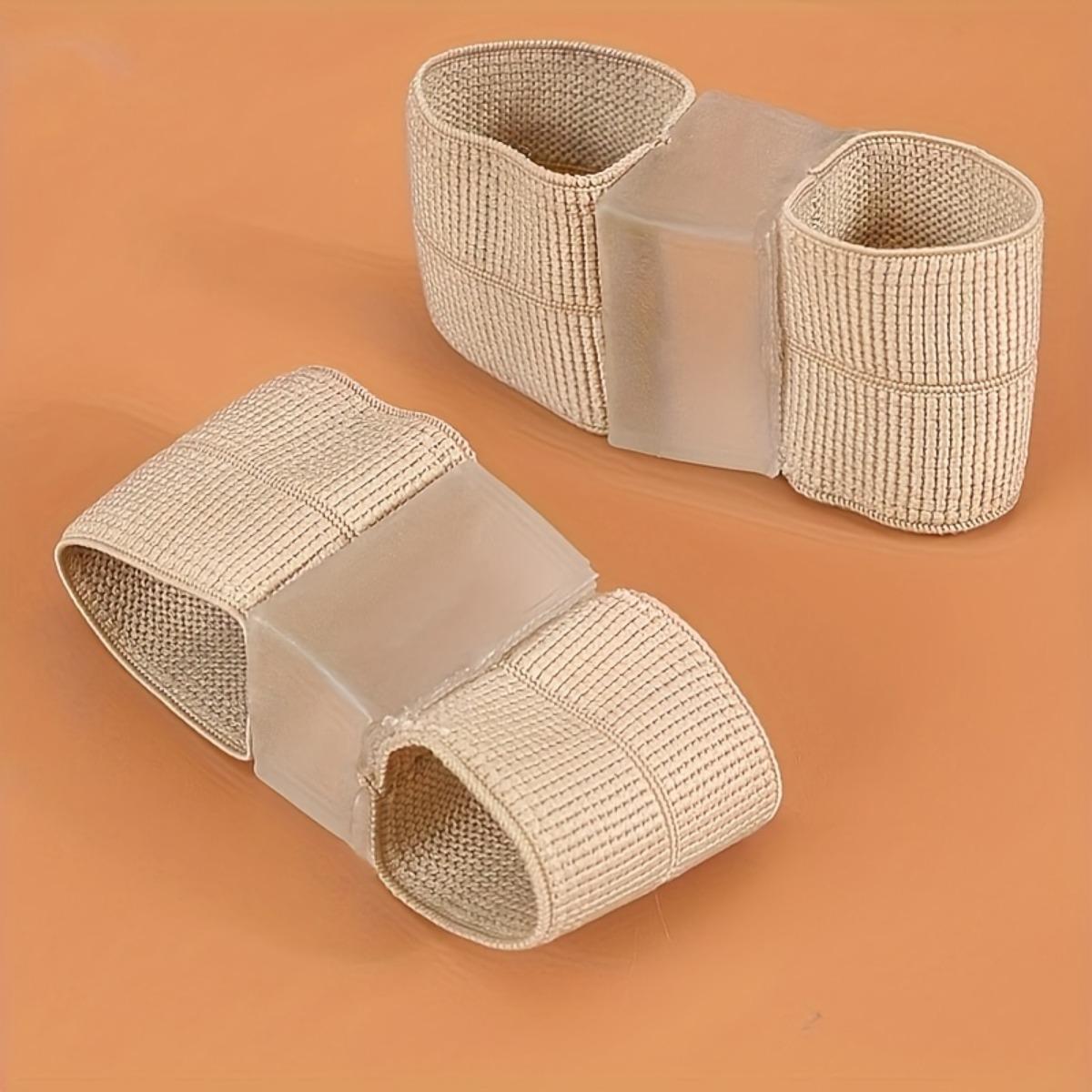 Two-hole fabric bunion corrector, toe separator pad, foot care insole