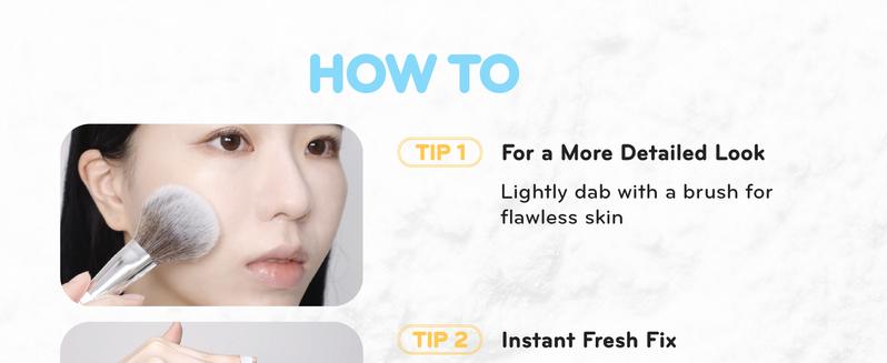 Colorgram Tintin Dory Blur Powder – long-lasting pore-perfecting setting powder with oil-control matte finish