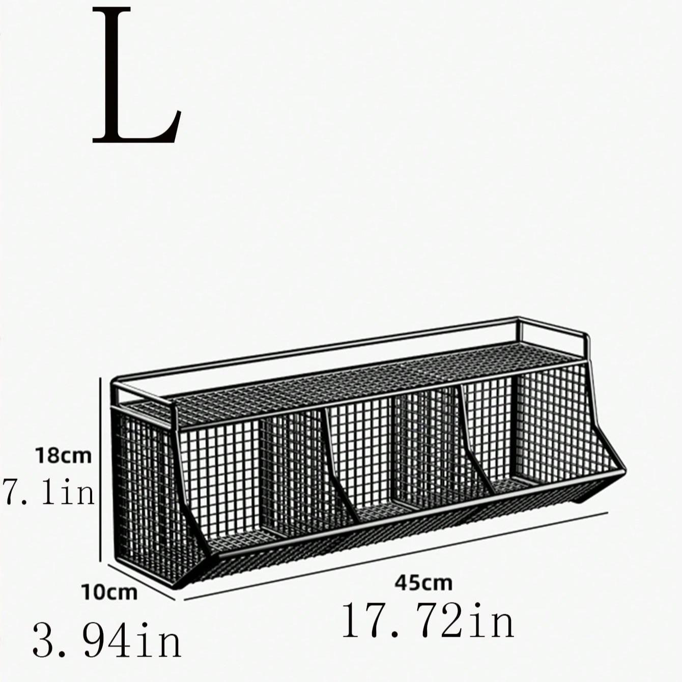 Multi-Functional Wall-Mounted Kitchen Storage Rack, Waterproof and Washable, Space-Saving Spice Organizer, Ideal for Cooking Ingredients
