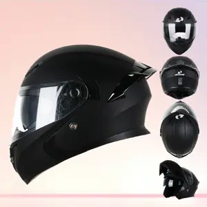 Flip Up Full Face Helmet All Season Protective Gear Summer Riding Safety Helmet for Men Motorcycle