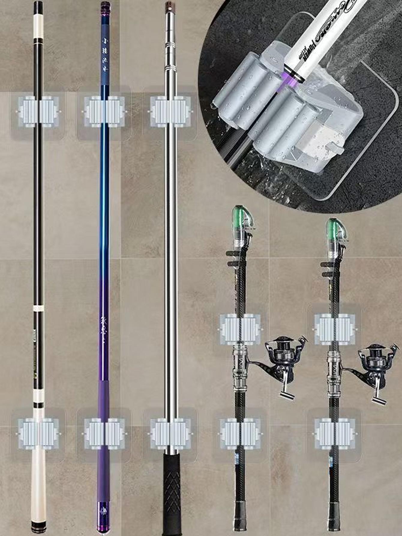 Mop Broom Holder, Strong Wall-Mounted Cleaning Tool Rack, Ideal for Garage Kitchen Laundry Room Workshops, Efficient Space Organization, Hanging Organizer