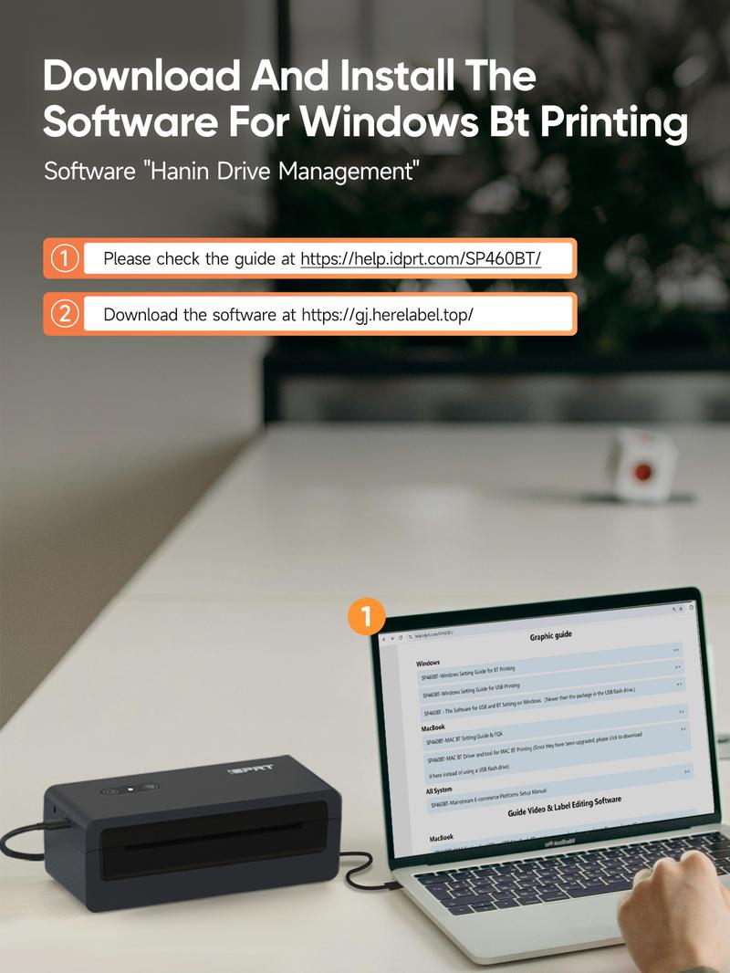 Bluetooth Thermal Shipping Label Printer for Phones, 4x6 Printer Supporting Windows Mac iOS and Android, Thermal Printer for Small Business Shipping Packages, Compatible with eBay Amazon UPS and USPS Bluetooth Thermal Shipping Label Printer for Phones, 4x6 Printer Supporting Windows Mac iOS and Android, Thermal Printer for Small Business Shipping Packages, Compatible with eBay Amazon UPS and USPS