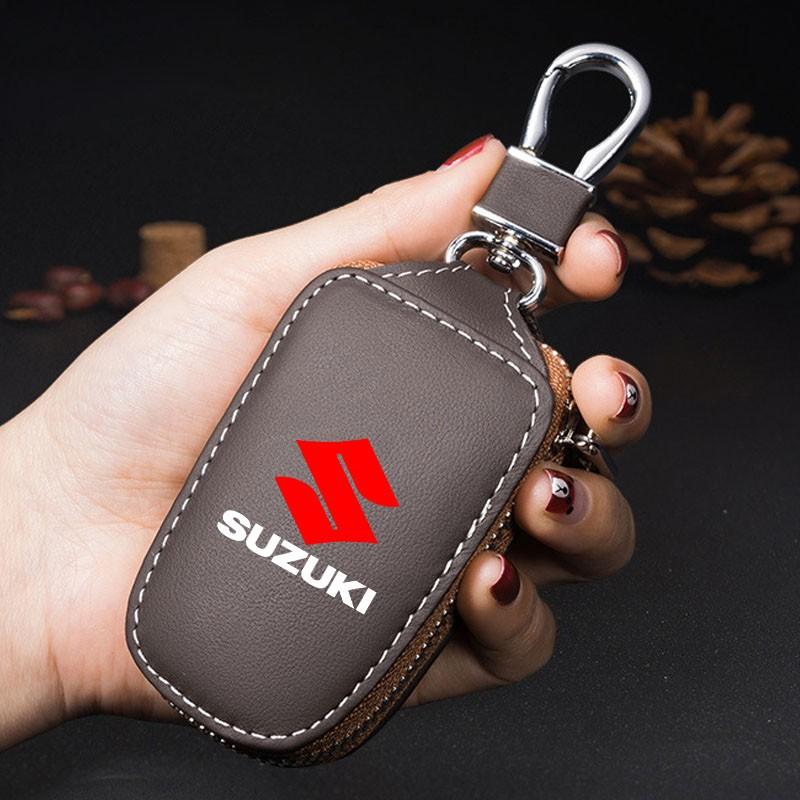 D-Type Key Case Compatible with Suzuki, D-Shape Car Accessory Organizer, Secure Storage Solution for Keys & Remotes