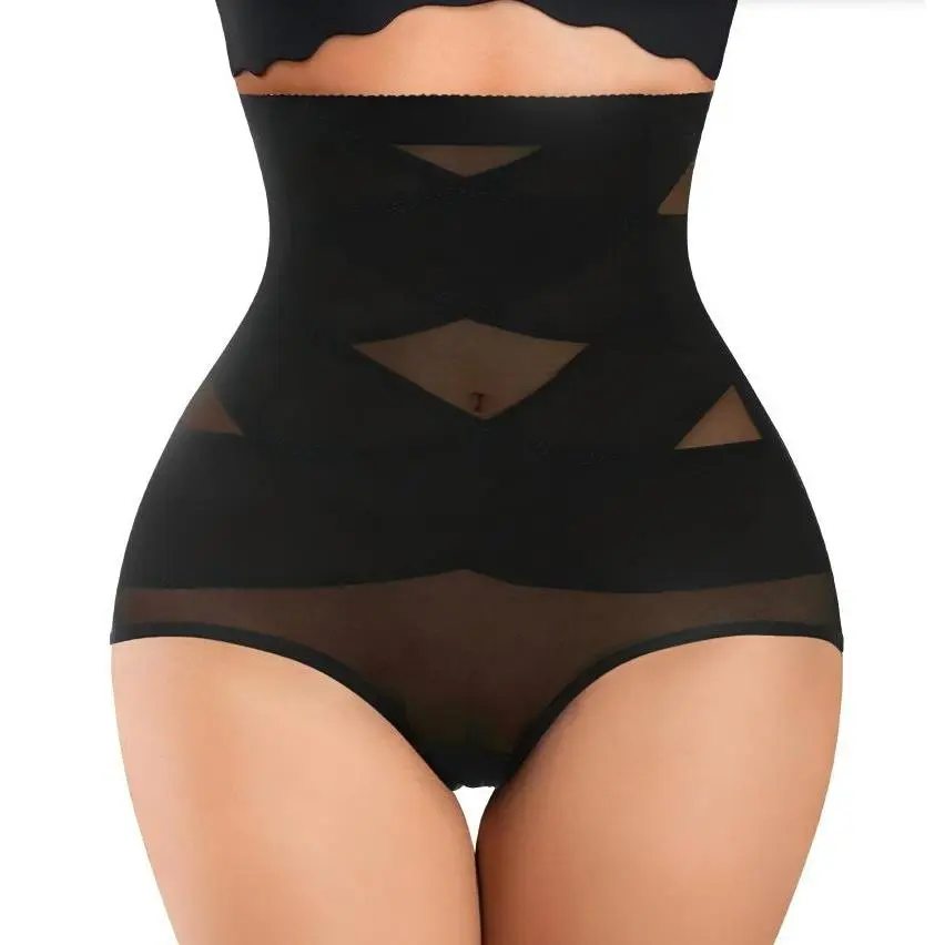 Essential Fit Flat Piece Seamless Shapewear Women's High Waist Trainer Body Shaper Panties for Women High Waist Cincher Shaping Underwear Body Shaper Panty Girdle Black Minimalist Womenswear