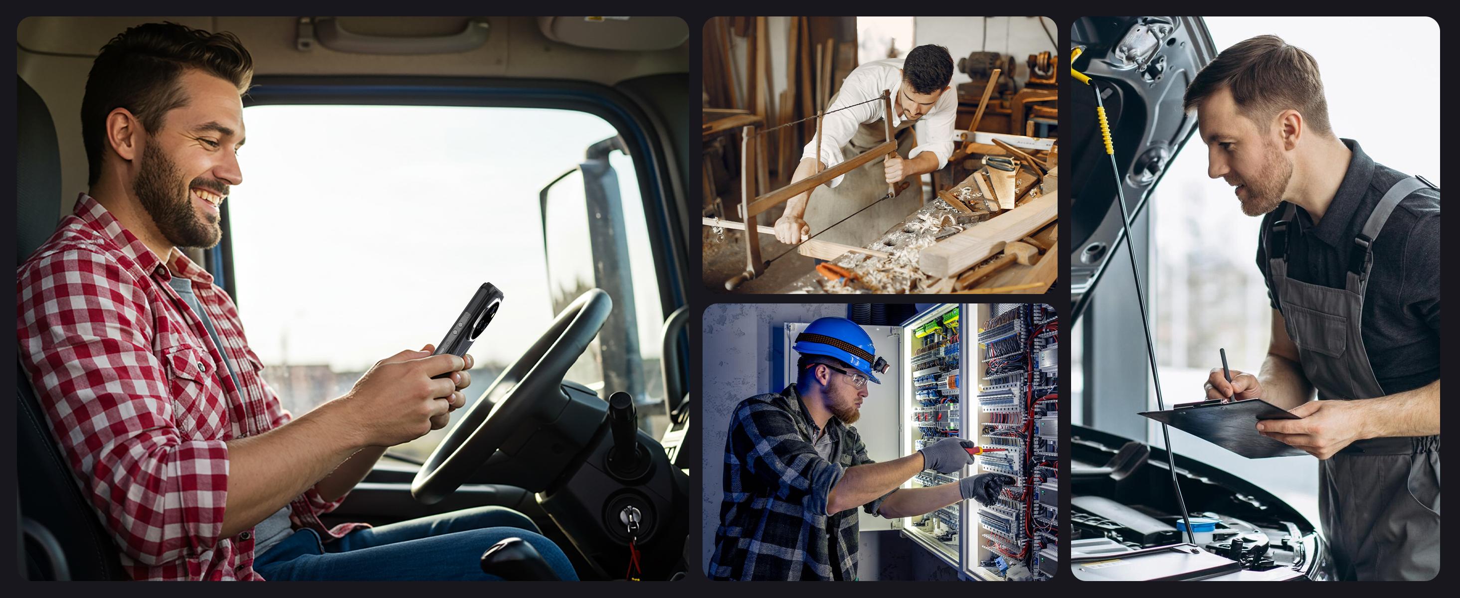 OUKITEL WP55 Pro 5G Rugged Smartphone Unlocked - 48GB+512GB/2TB Android 15 Rugged Cellphones, 6.6''FHD+Display 108MP Rear Camera 11000mAh(33w) Battery Waterproof Phone, IP68/IP69K/NFC/GPS/T-Mobile