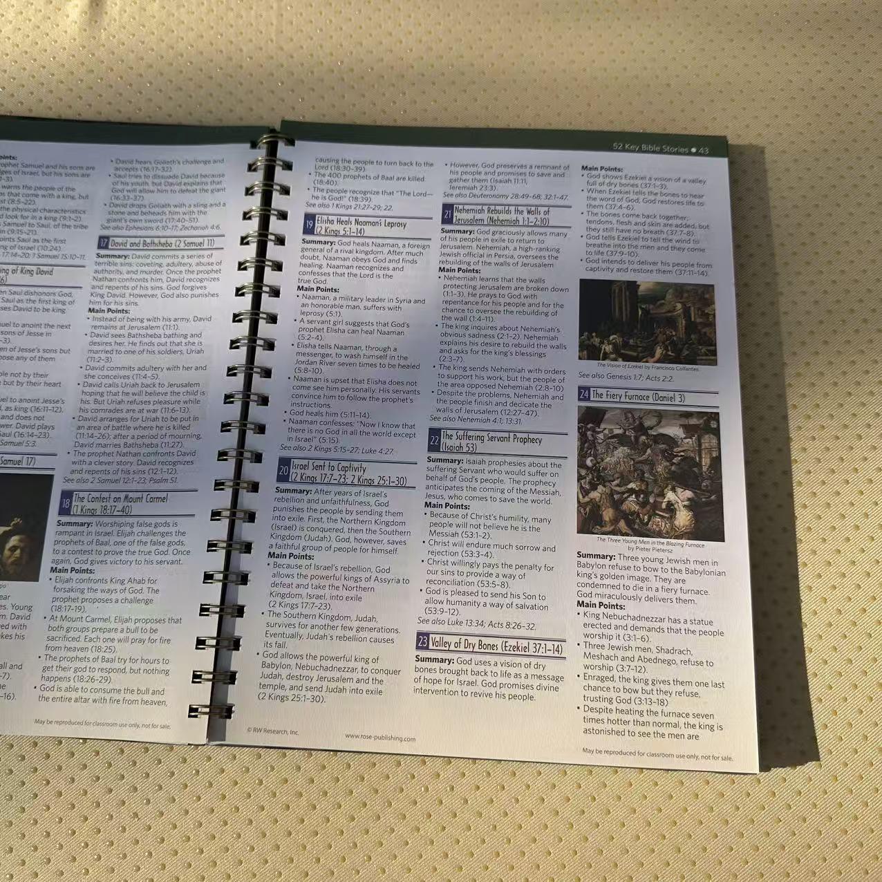 Biblical Timeline Made Easy: Rose Bible 10th Anniversary Definitive Guide ,Essential Religious Reference Guide Notebook, Bible Study Supplies