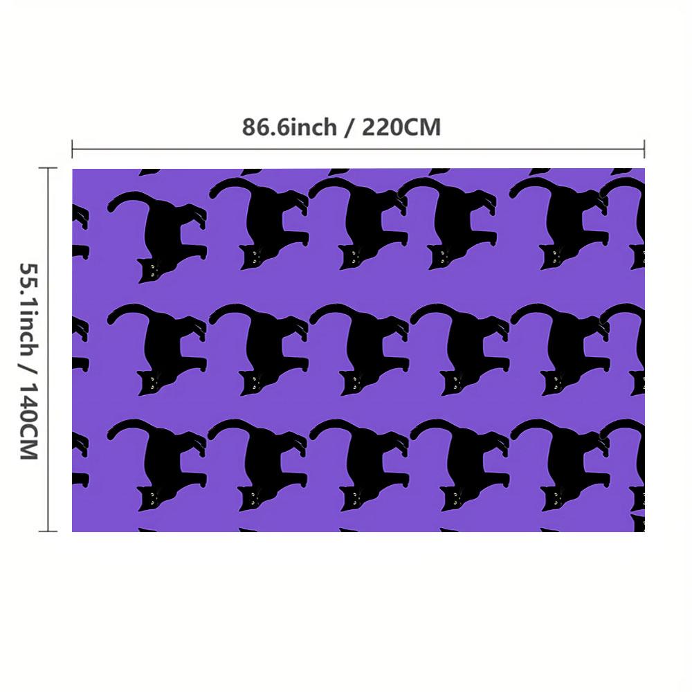 1 pc Cat Pattern Print Tablecloth, Washable Tablecloth, Perfect for Picnic, Camping, Wedding, Birthday Party, Restaurant, Buffet