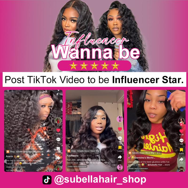 Subella Wig Fashion Customer Show Your Beauty To Win Gifts