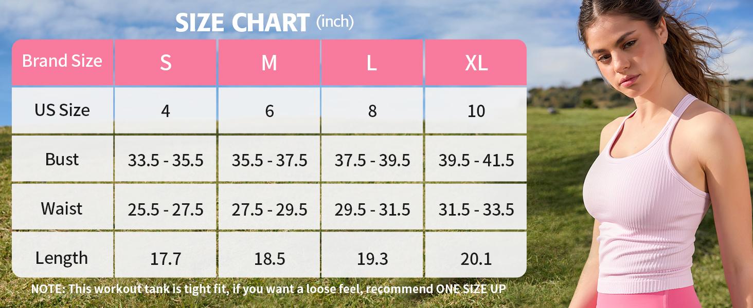 ATTRACO Women Ribbed Workout Crop Tops with Built in Bra Yoga Racerback Tank Top Tight Fit SpringStatements