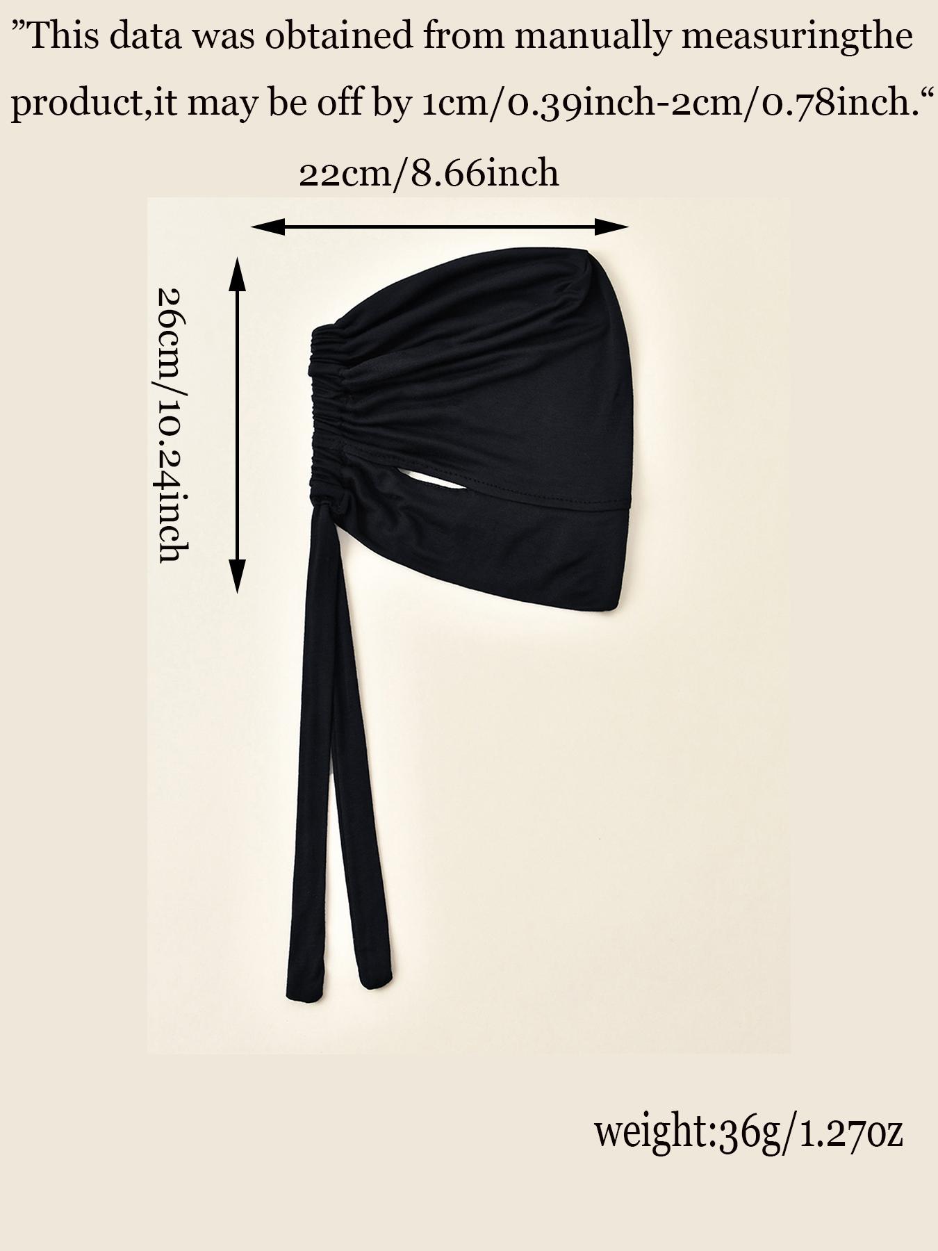 Women's Plain Hijab Cap Headscarf Turban, Soft Comfortable Daily Wear Accessory, Versatile Muslim Fashion Headwear for All Seasons