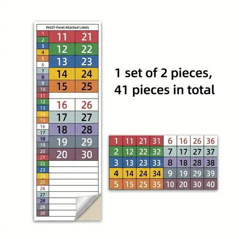 Circuit Breaker Label Set with Marking Panel (1-10,n,t,r,s), Handwritten Electrical Panel Stickers, Compatible with Single/triphase Systems, Sticky Labels, Self Adhesive Stickers, Includes Labels