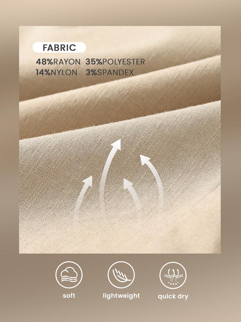 YSENTO Womens Lightweight Capris Hiking Pants 6 Pockets Quick Dry Cargo Outdoor Trip Loose Shorts COMFY MOMS OVER 30 【Plus Size,S-XXXXL】 Workout Bottoms Athletic Outfit #SpringFresh