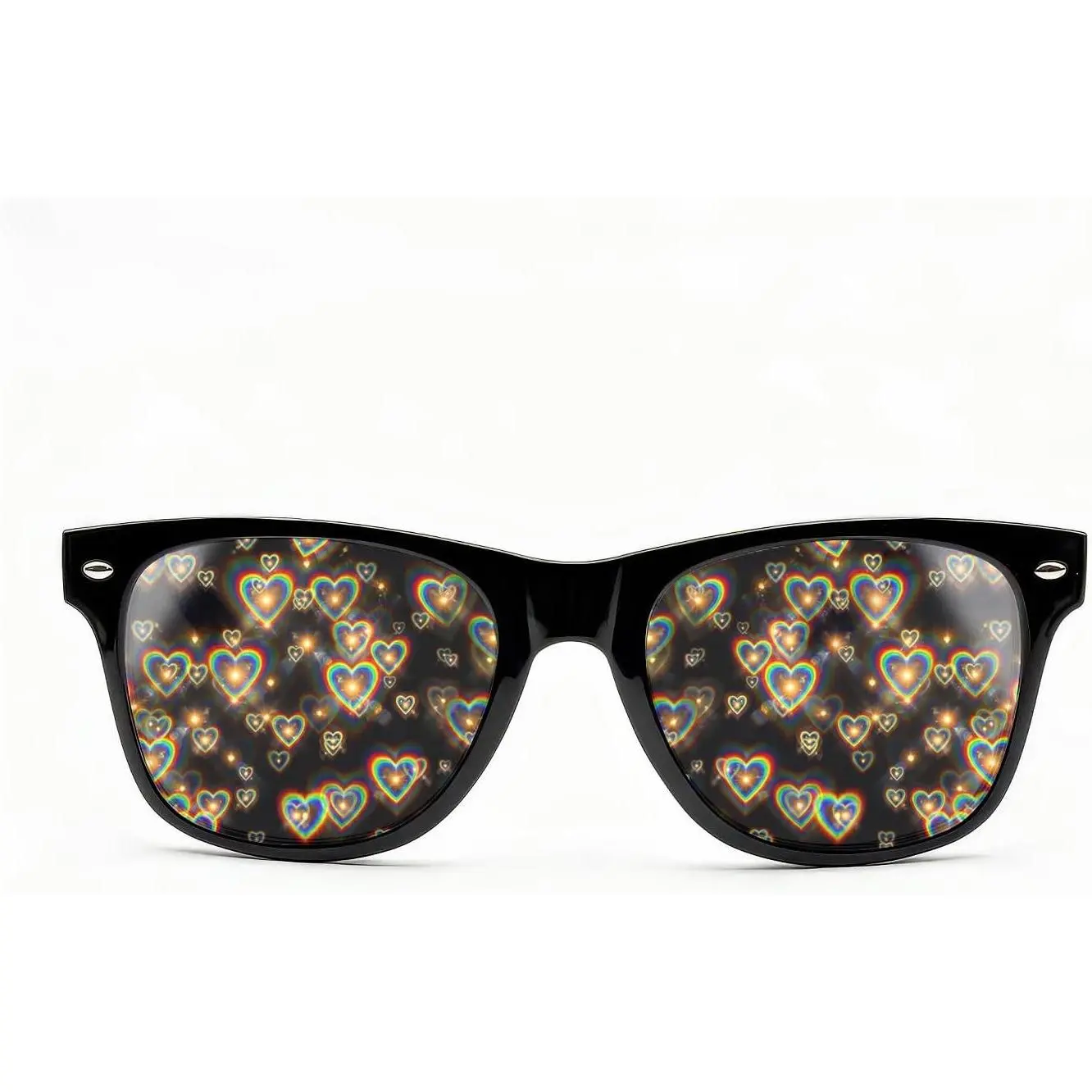 Ultimate Diffraction Glasses - 3D Rainbow Heart Effect - Great EDM, Concert, and Rave AccessoryGift