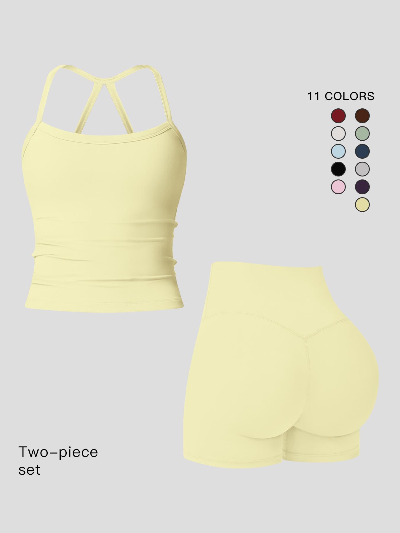 Women's Quick-Dry Yoga Set, Tight-Fitting Fleece Lined Activewear, Winter Outdoor Running Sports Suit, European Style Workout, Workout Running Clothes, Sports Fitness Wear