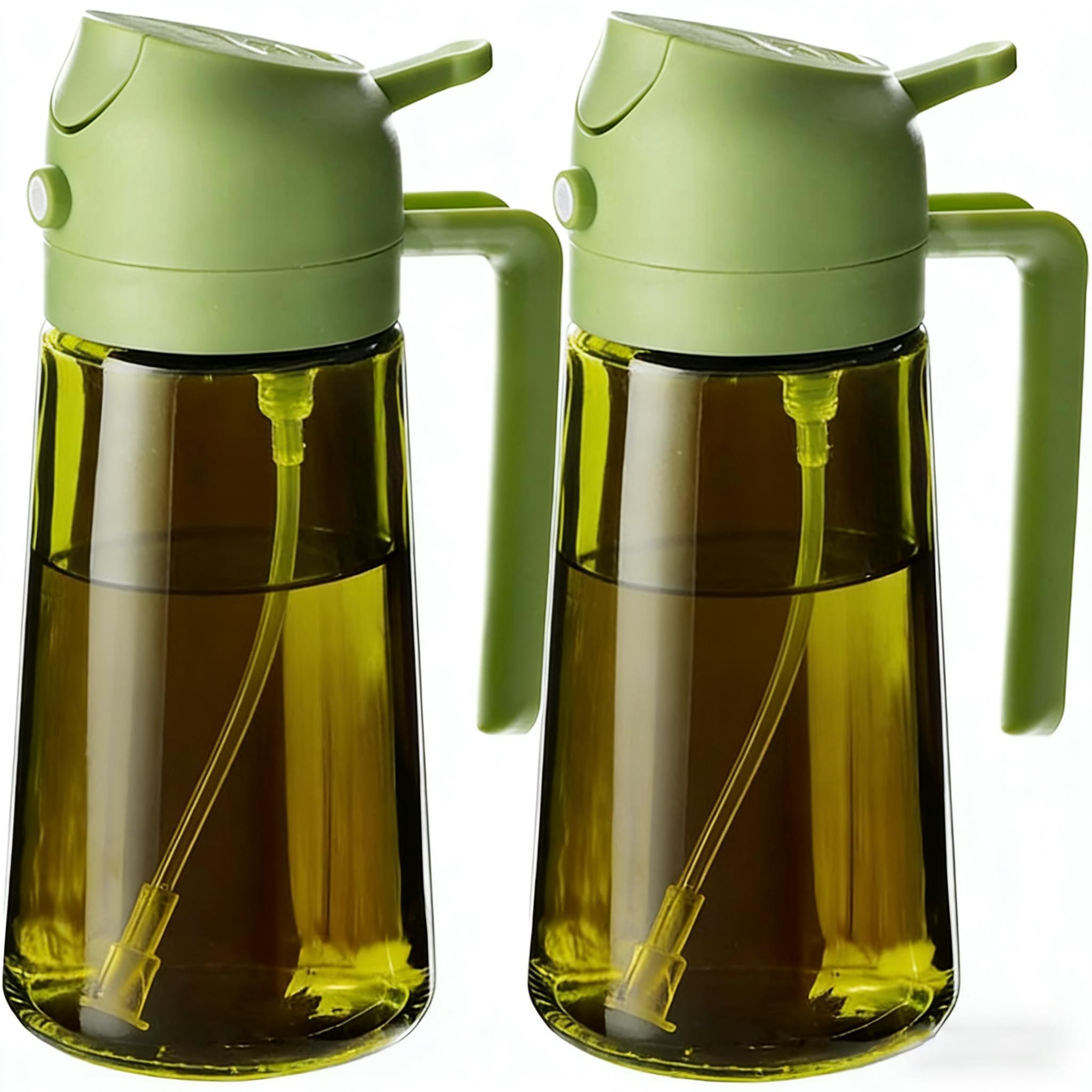16 oz Glass Oil Spray Bottle, Oil Mister Spray Bottle for Cooking, 2-in-1 Olive Oil Sprayer and Kitchen Cooking Oil Dispenser, Glass Oil Bottle for Kitchen with 470 mL Aroma Mist Spray-and-Pour Design, Home Use Kitchenware, Kitchen Gadgets #GLOBAL PICKS 16 oz Glass Oil Spray Bottle, Oil Mister Spray Bottle for Cooking, 2-in-1 Olive Oil Sprayer and Kitchen Cooking Oil Dispenser, Glass Oil Bottle for Kitchen with 470 mL Aroma Mist Spray-and-Pour Design, Home Use Kitchenware, Kitchen Gadgets #GLOBAL PICKS