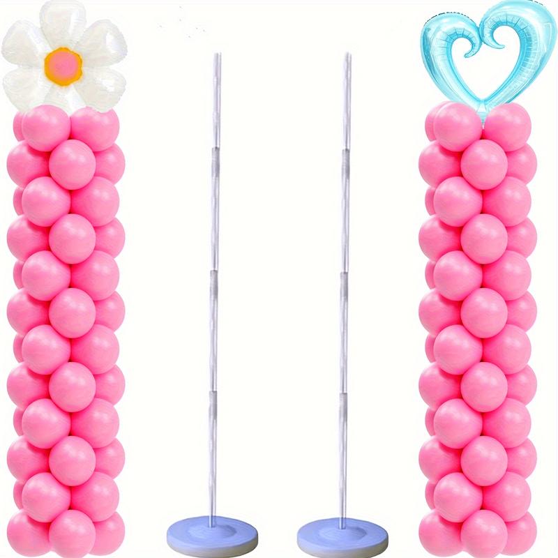 2 Sets of Adjustable Transparent Balloon Stands - Reusable Balloon Accessories Balloon Arch Frame for Weddings, Parties, etc. - Perfect for Engagements, Graduations, Birthdays, and Anniversaries