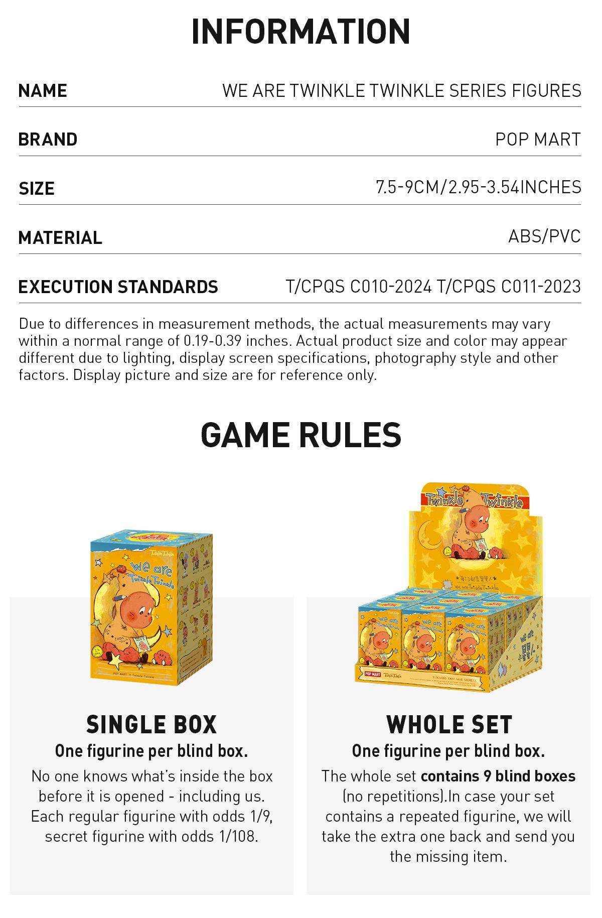 POP MART We are Twinkle Twinkle Series Figures