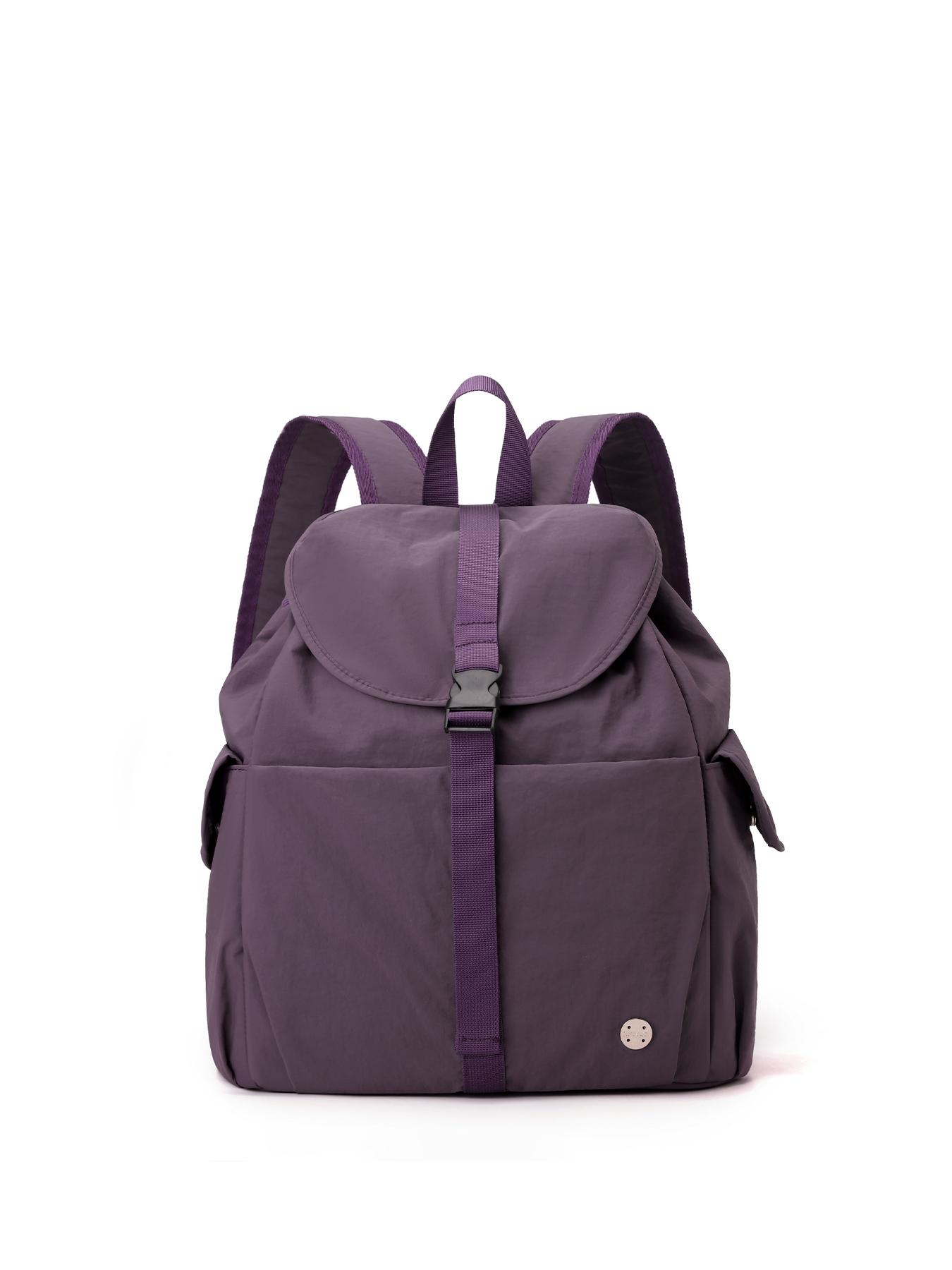 Large capacity backpack, solid color and clean color backpack buckle, fashionable and versatile, casual and simple, suitable for students to go to school, campus, commuting, shopping, men's and women's backpacks, Multifunction Backpack