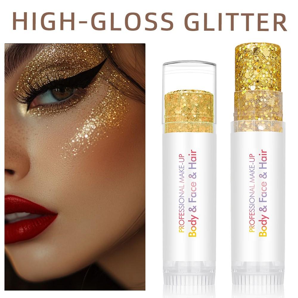 Single Pack Diaoni Magic Party Glitter Stick, Long-Lasting Shimmer, Easy Application, Halloween Christmas Party Essential, 5g Dan4734-01