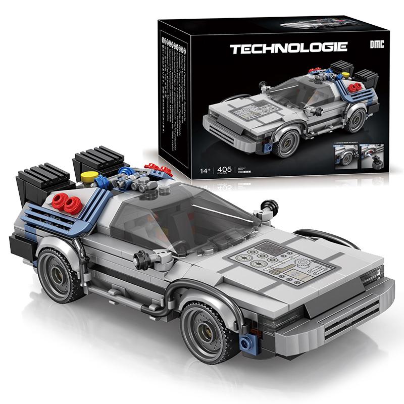 1:24  Sci-Fi Classic Movie Racing Car MOC Building Blocks Sets Time Machine Sport Cars Toys Back Future Model Bricks Vehicle Festival Gifts Collectible Toys Room Ornament