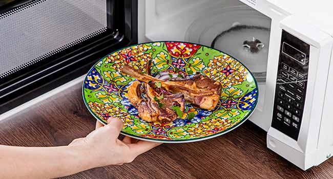 vancasso 12 Pieces Dinnerware Sets, Plates and Bowls Set, Porcelain Dishes Set for 4, Microwave and Dishwasher Safe, Scratch Resistant, Bohemian Style Dining Ware Service for 4, Series SIMI