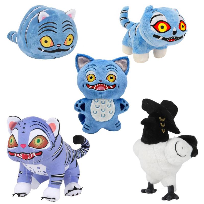 Kpop Demon Hunters Tiger Plush Toy, Cuddly Stuffed Animal, 5 Styles Available, Perfect for Christmas & Daily Gifts, Fun Decoration for Fans & Collectors