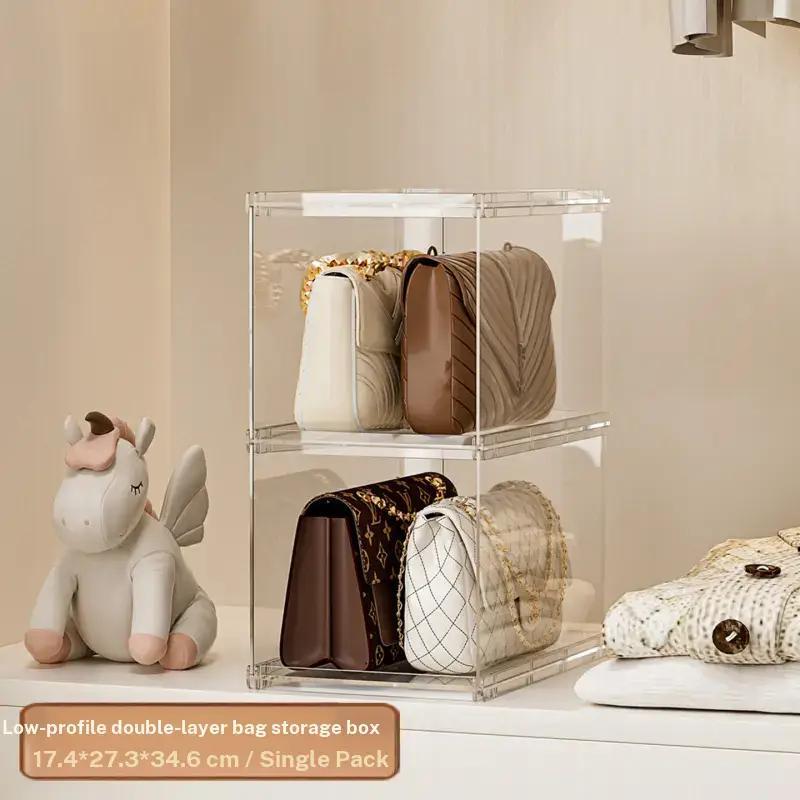 Wardrobe Divider Board, Organizer Cabinet, Bookshelf, Bag Storage Box, Home Storage Rack for Bags, Leather Bag Wardrobe Partition