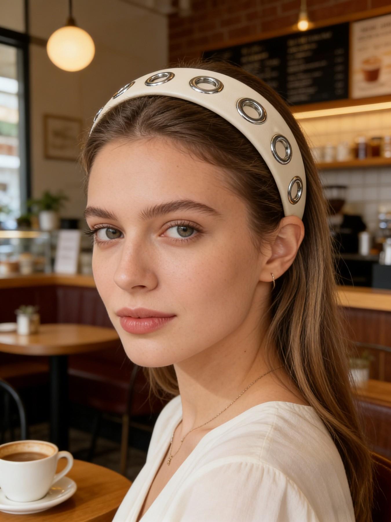 Trendy Wide Elastic Hairband, Non-Slip Design for Daily Use, Y2K Punk Style Headbands, Perfect for Photoshoots & Streetwear