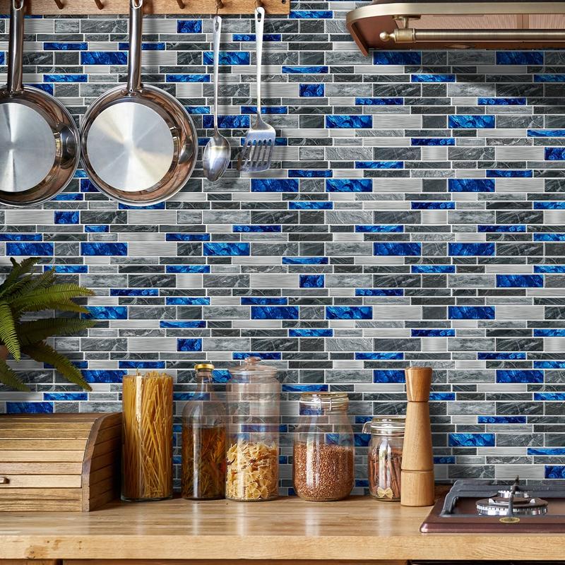 FLOLEOPA 48-Piece Peel-and-Stick Wall Decals Kitchen & Bathroom Splashback Protection Waterproof, Oil-Resistant, Heat-Resistant Ideal for Dining Rooms, Schools, and Office Wall Decor Marble Pattern Stickers, Tile Decals, Wall Panels FLOLEOPA 48-Piece Peel-and-Stick Wall Decals Kitchen & Bathroom Splashback Protection Waterproof, Oil-Resistant, Heat-Resistant Ideal for Dining Rooms, Schools, and Office Wall Decor Marble Pattern Stickers, Tile Decals, Wall Panels