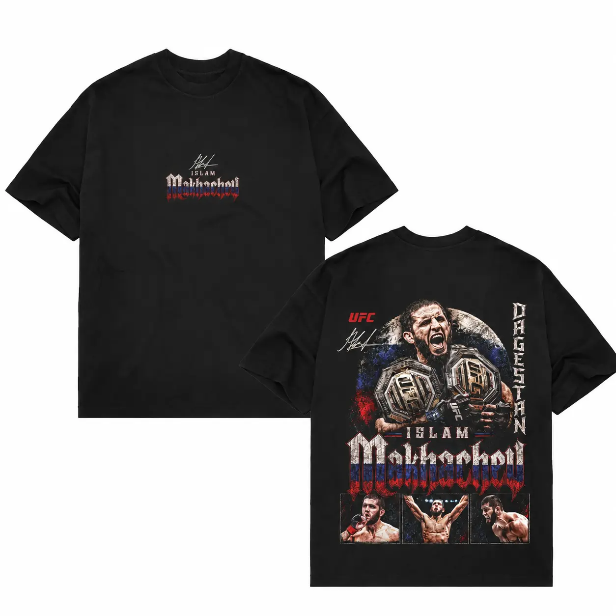Islam Makhachev Dagestan UFC 330 Combat Wear Tee UFC MMA Fan Custom Graphic Design Sports Apparel Gift For Fighters