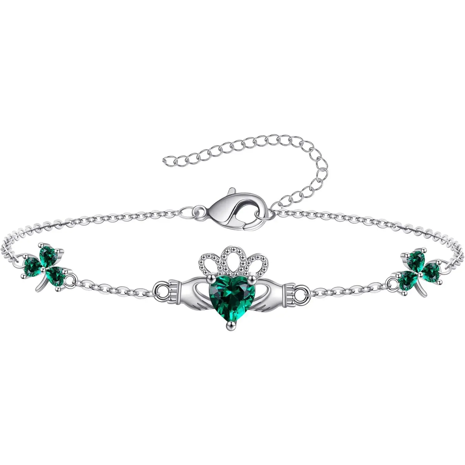 Sacred Heart of /Aka/Claddagh Bracelet for Women