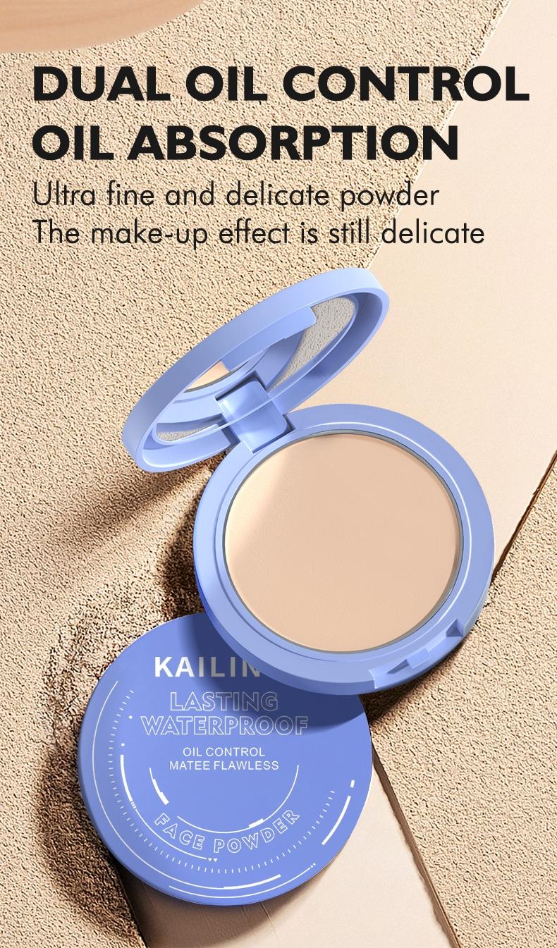 Setting Powder Cake, Smooth Matte Finish, Oil Control Long-Lasting, Natural Non-Shedding Loose Powder, Beauty Makeup Essentials